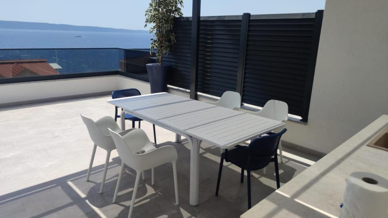 Luxury Apartment- Balcony- Private Rooftop And Jacuzzi- Common Pool Трогир Экстерьер фото