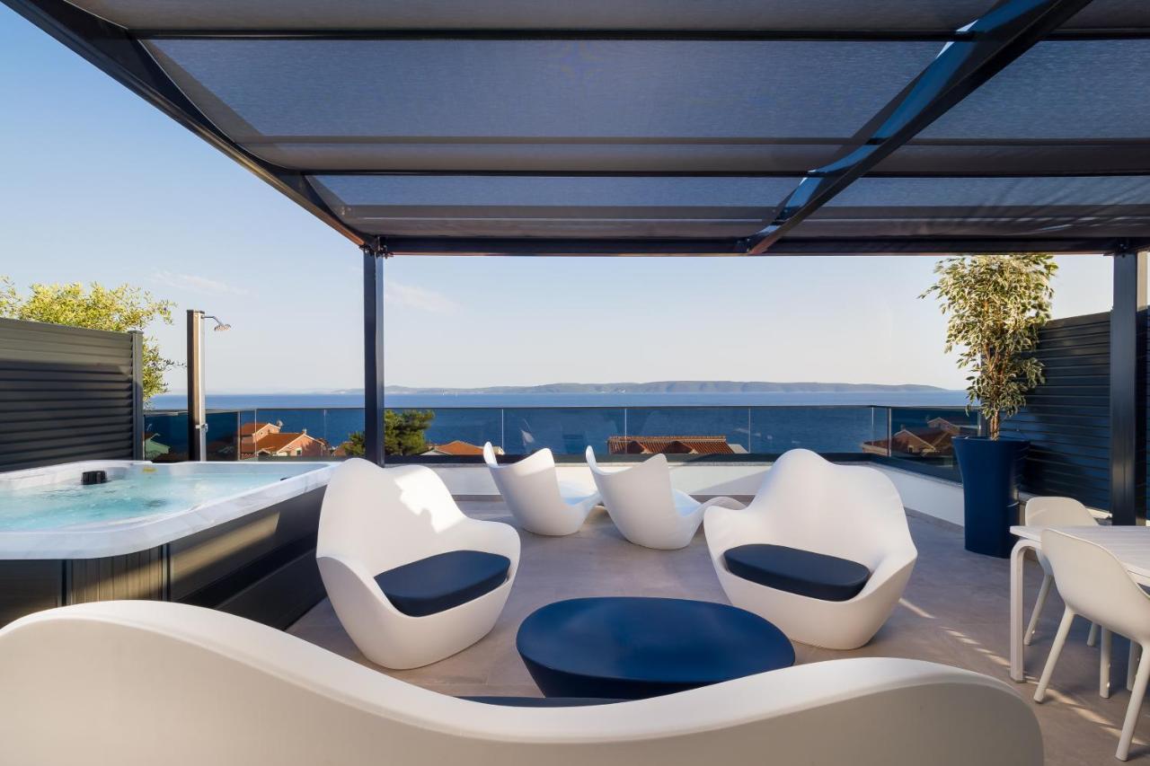 Luxury Apartment- Balcony- Private Rooftop And Jacuzzi- Common Pool Трогир Экстерьер фото