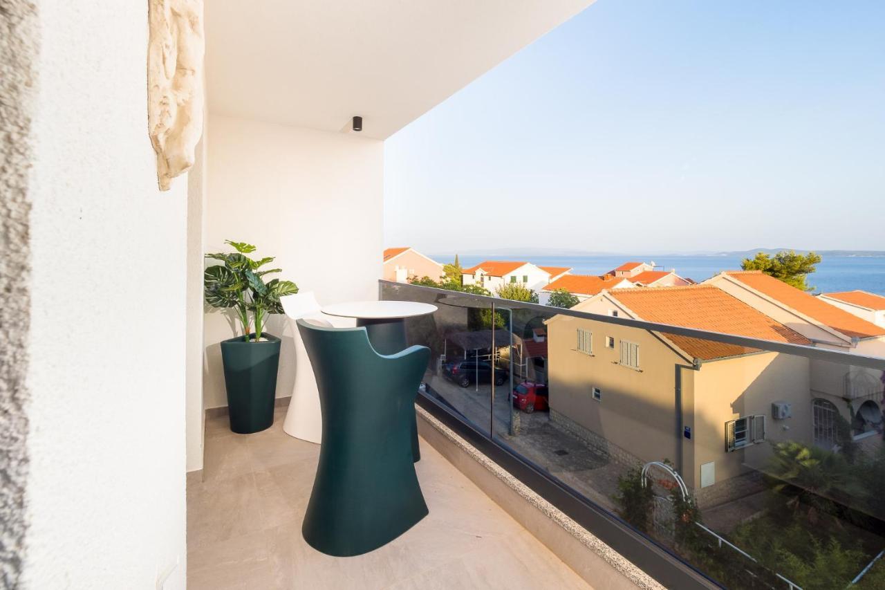 Luxury Apartment- Balcony- Private Rooftop And Jacuzzi- Common Pool Трогир Экстерьер фото