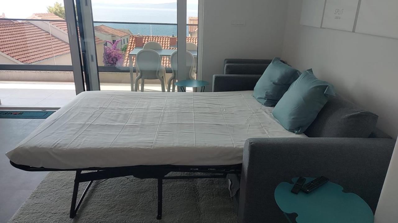 Luxury Apartment- Balcony- Private Rooftop And Jacuzzi- Common Pool Трогир Экстерьер фото