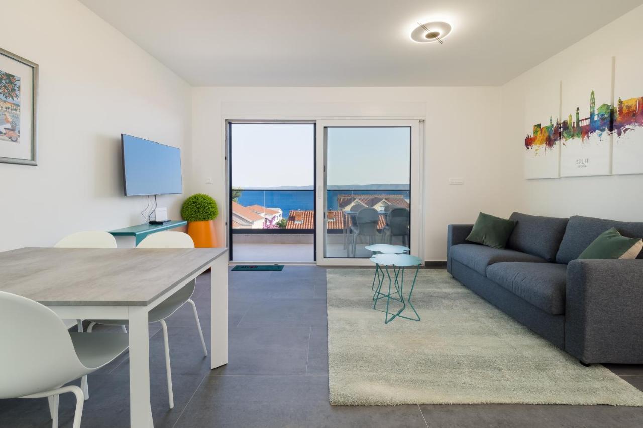 Luxury Apartment- Balcony- Private Rooftop And Jacuzzi- Common Pool Трогир Экстерьер фото